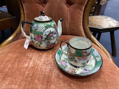 Lot 509 - A JAPANESE EGGSHELL PART TEA SERVICE AND OTHER PART TEA SEVRICES