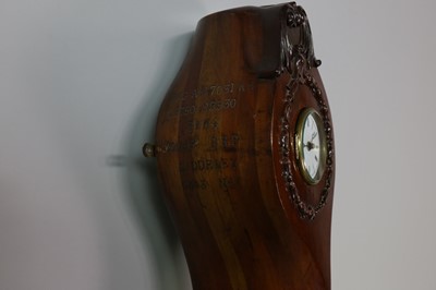 Lot 1145 - AN EARLY 20TH CENTURY PROPELLER CONVERTED TO WALL CLOCK