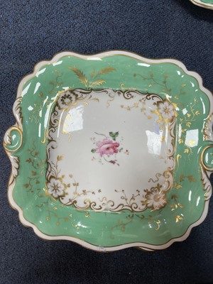 Lot 146 - A VICTORIAN TEA SERVICE