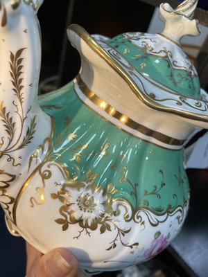 Lot 146 - A VICTORIAN TEA SERVICE