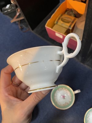 Lot 146 - A VICTORIAN TEA SERVICE