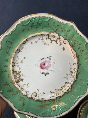 Lot 146 - A VICTORIAN TEA SERVICE