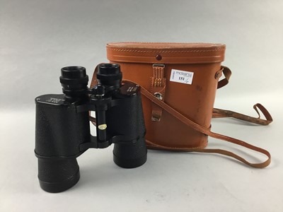 Lot 151 - A PAIR OF CONSUL 10X50 BINOCULARS AND OTHER ITEMS