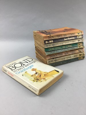 Lot 158 - A COLLECTION OF JAMES BOND PAPERBACK BOOKS