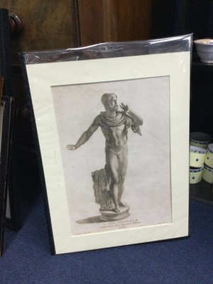 Lot 108 - A LOT OF FOUR LATE 19TH CENTURY ENGRAVINGS