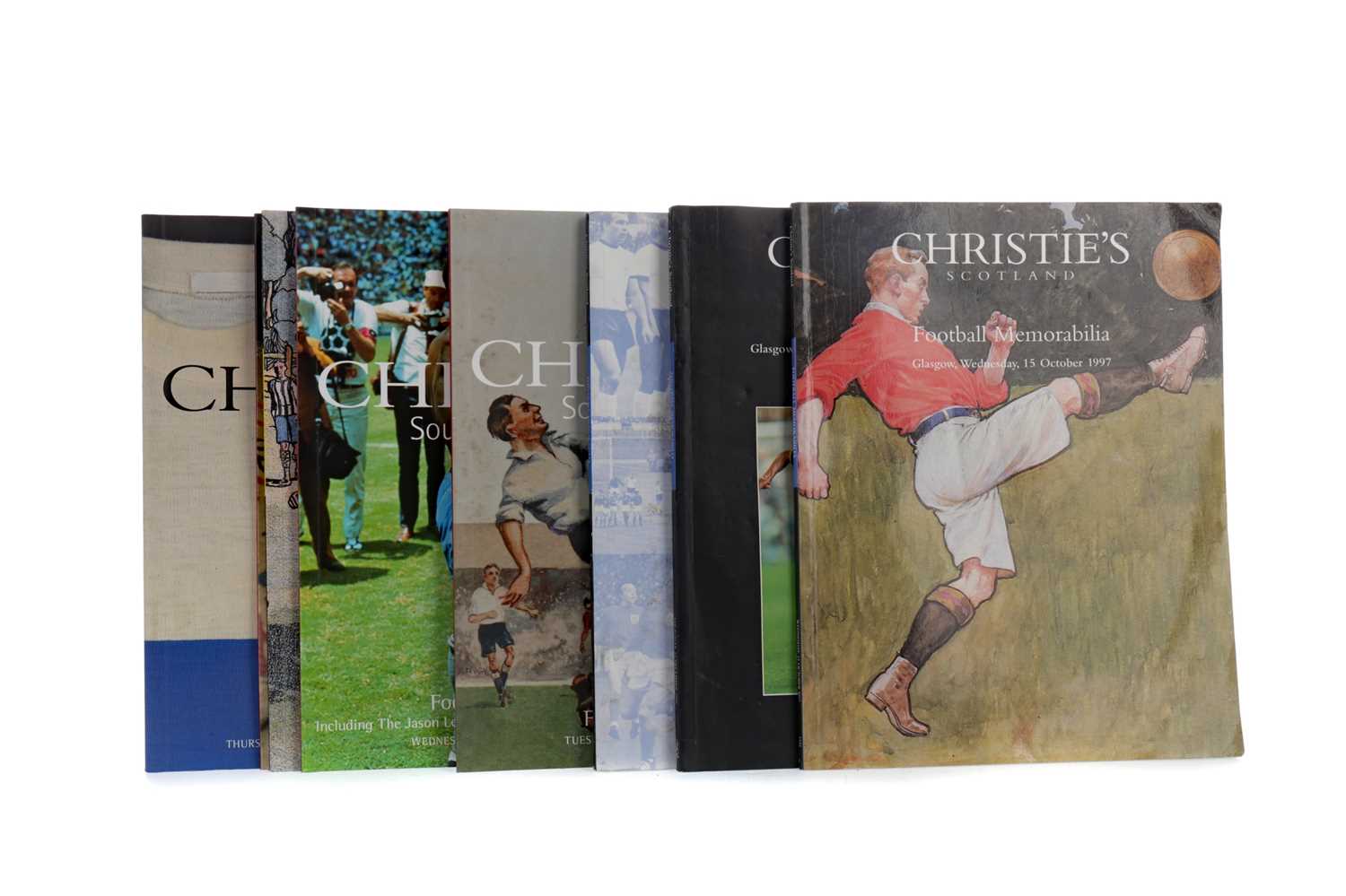 Lot 1784 - A COLLECTION OF NINE FOOTBALL MEMORABILIA AUCTION CATALOGUES