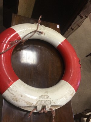 Lot 1361 - A LATE 20TH CENTURY LIFEBUOY FROM THE PS WAVERLEY