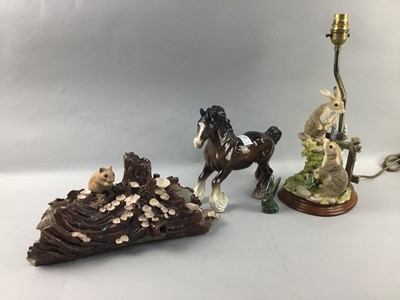 Lot 244 - A LOT OF ANIMAL FIGURES INCLUDING BESWICK AND WADE