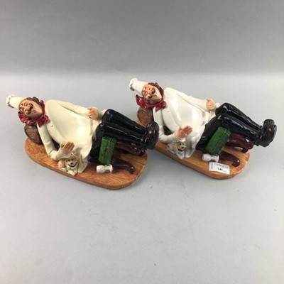 Lot 246 - A PAIR OF WINE BOTTLE HOLDERS