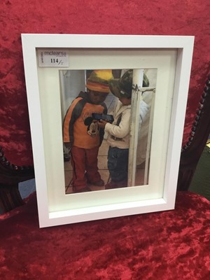 Lot 114 - A LOT OF FIVE PICTURE FRAMES