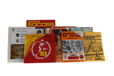 Lot 1808 - A COLLECTION OF FOOTBALL PROGRAMMES