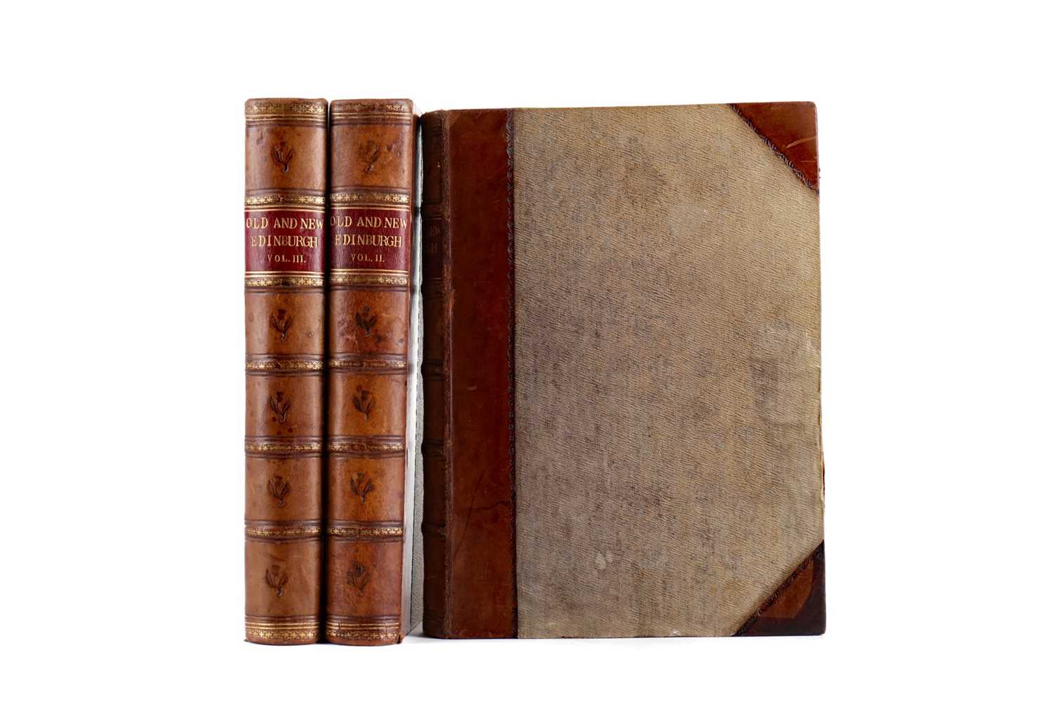 Lot 1092 - THREE VOLUMES OF OLD AND NEW EDINBURGH BY JAMES GRANT