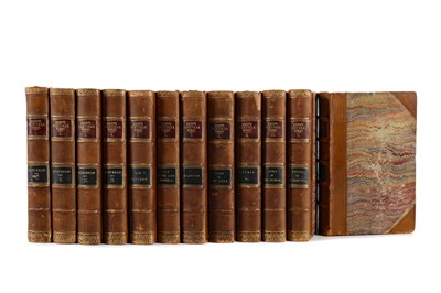 Lot 1118 - TWELVE VOLUMES OF THE POETICAL WORKS BY SIR WALTER SCOTT