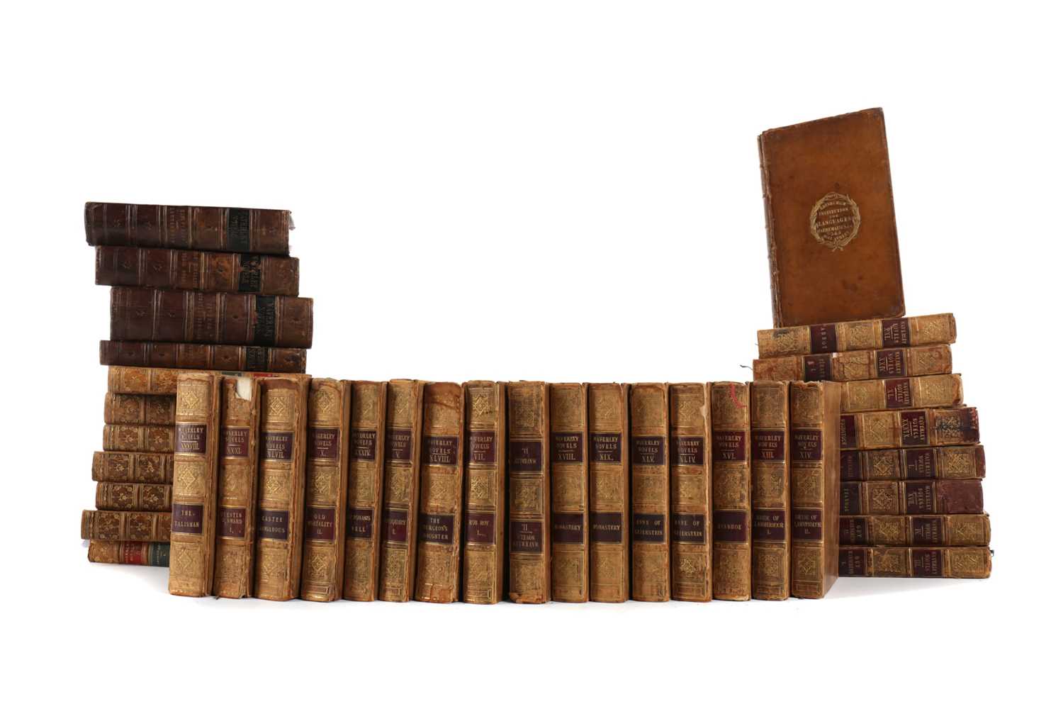 Lot 1120 - WAVERLEY NOVELS AND OTHERS BY SIR WALTER SCOTT AND SIXTY OTHER VOLUMES OF WORKS BY SCOTT