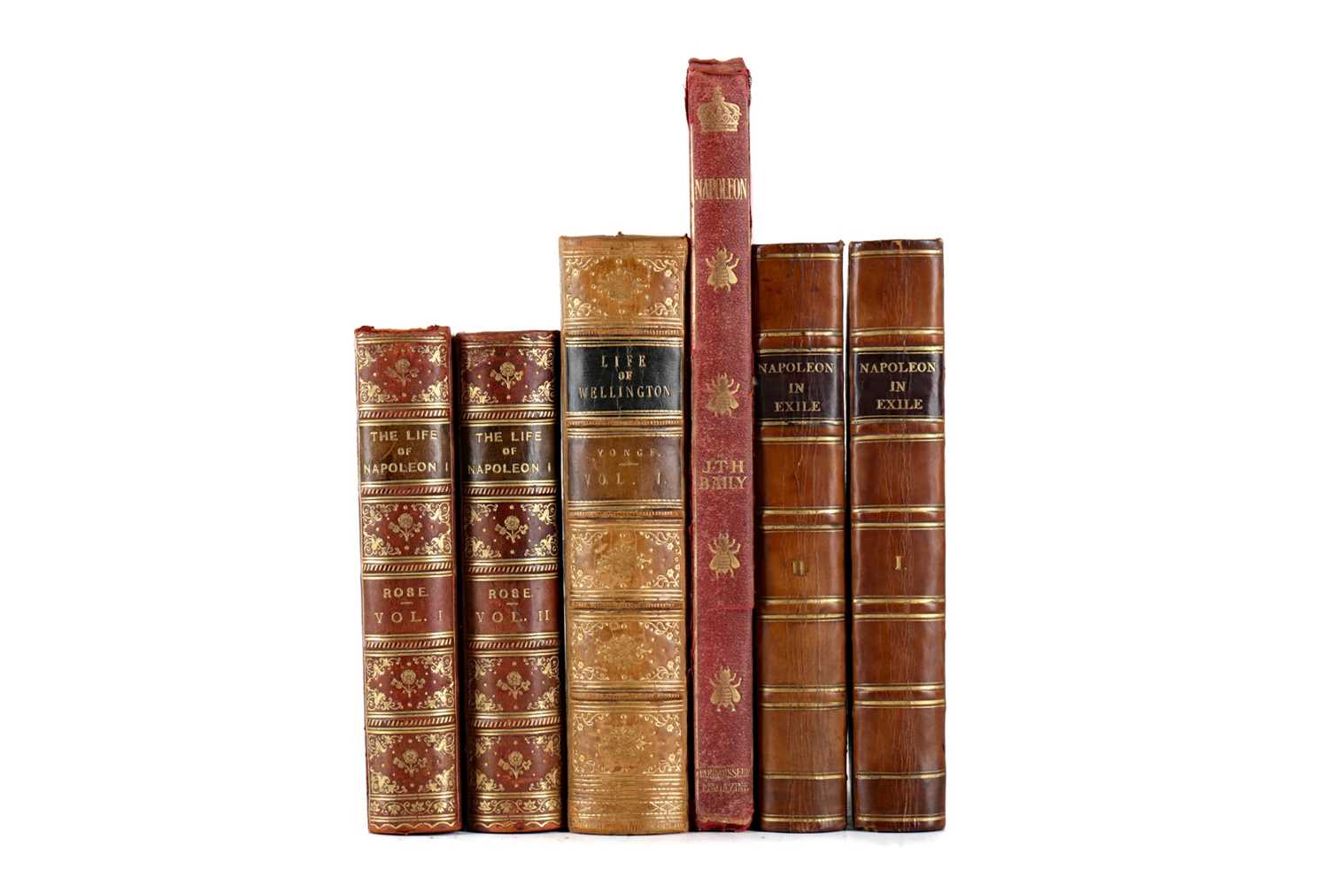 Lot 1125 - NAPOLEON IN EXILE BY BARRY E O'MEARA AND FIVE OTHER VOLUMES