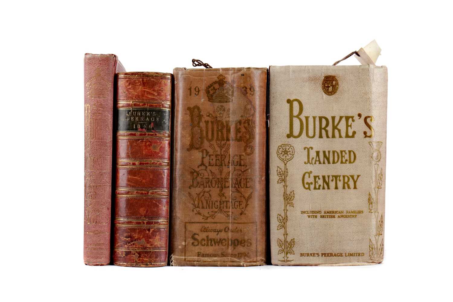 Lot 1132 - TWO VOLUMES BURKE’S PEERAGE AND TWO OTHER VOLUMES