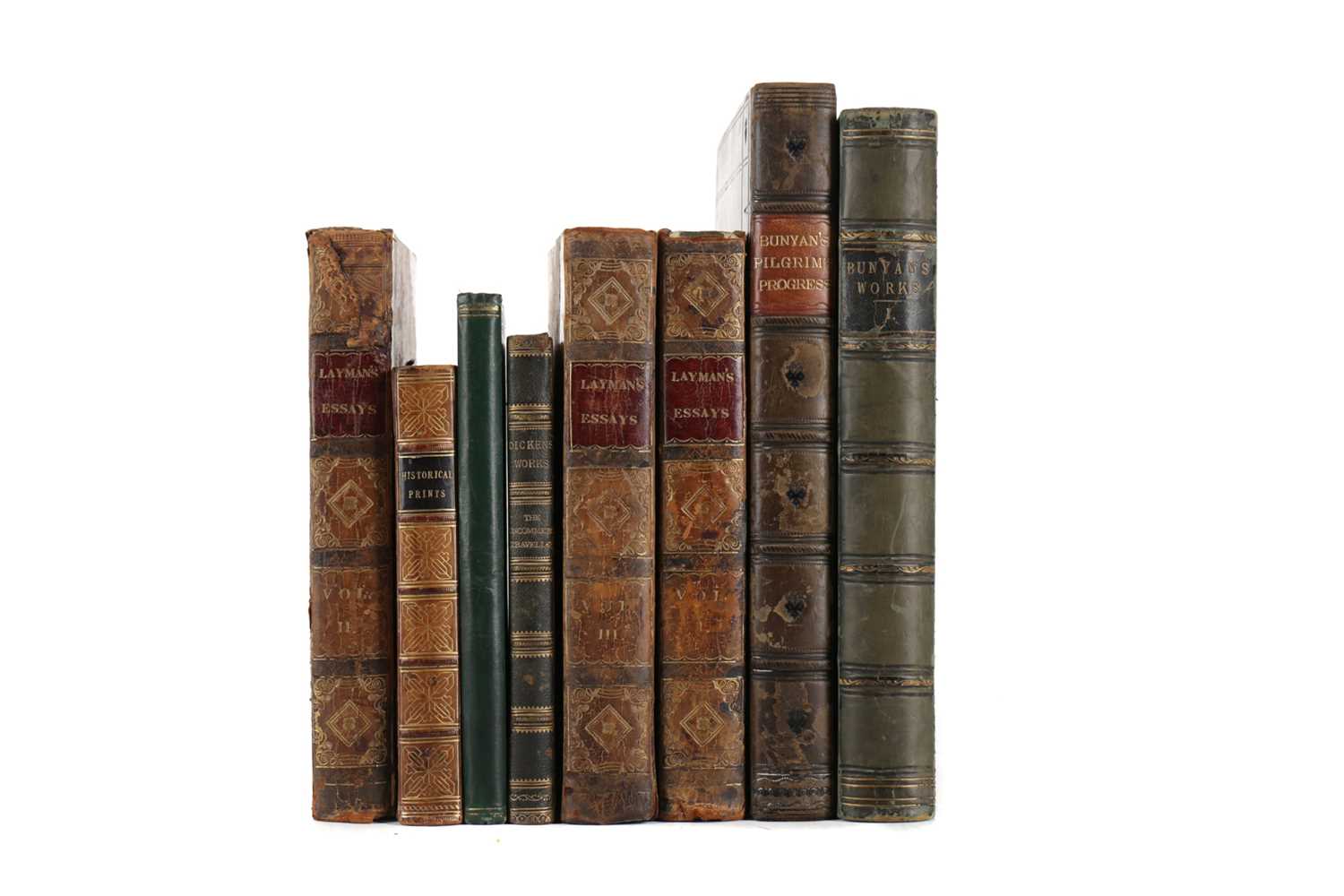 Lot 1135 - A LOT OF LEATHER BOUND CLASSICAL WORKS