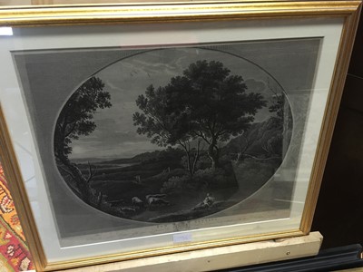Lot 1006 - CLAUDE LORRAIN (AFTER), TWO LIN EENGRAVINGS BY P.C CANOT AND JAMES MASON