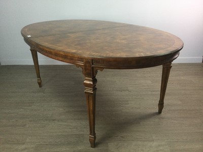 Lot 1415 - A WALNUT DINING ROOM SUITE BY DREXEL HERITAGE FURNISHINGS
