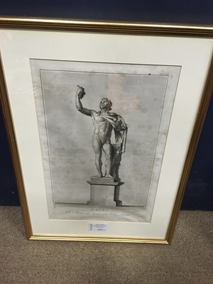 Lot 1027 - A LOT OF SEVEN LATE 18th CENTURY ITALIAN LINE ENGRAVINGS