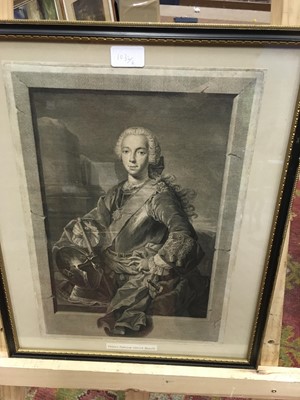 Lot 1032 - A MEZZOTINT AFTER ALLAN RAMSAY AND FIVE OTHERS