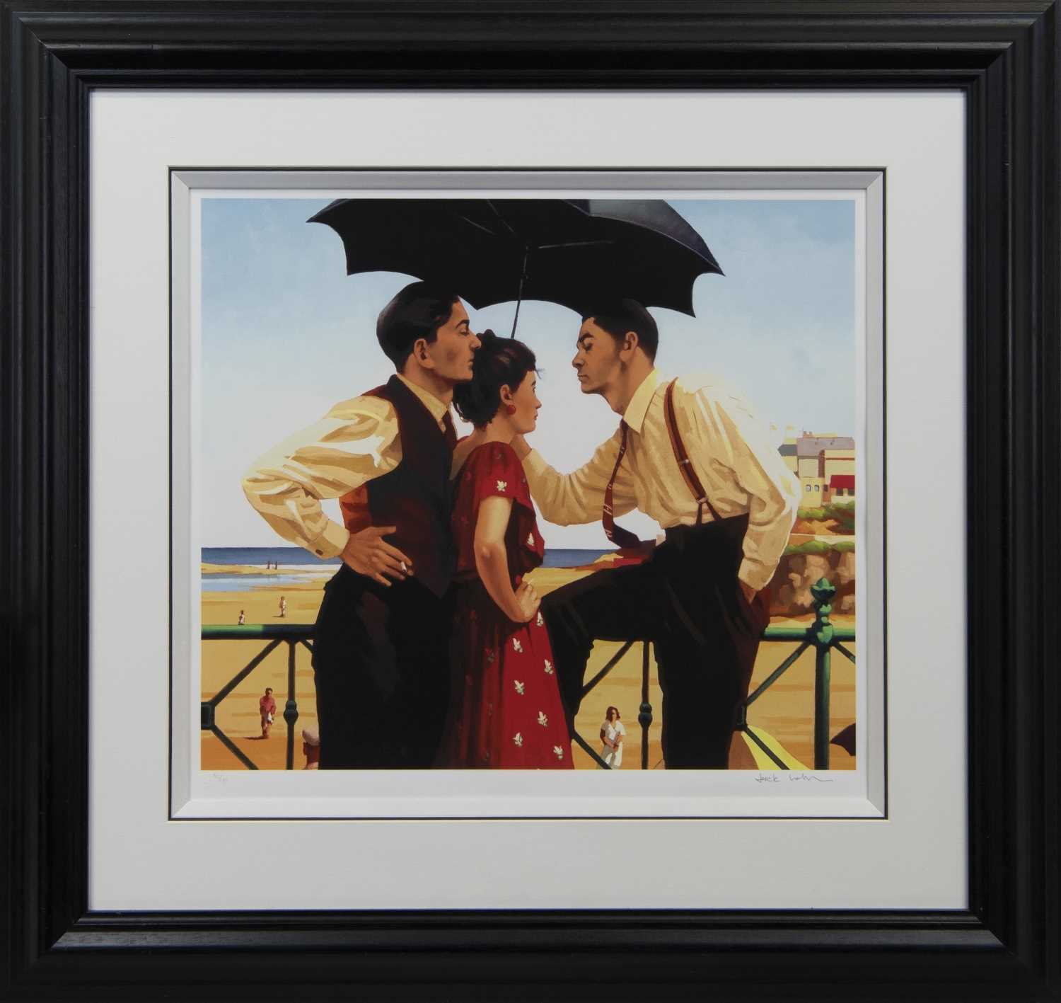 Lot 551 - THE TOURIST TRAP, A LIMITED EDITION GICLEE PRINT BY JACK VETTRIANO
