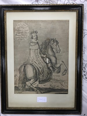 Lot 1041 - AN ENGRAVING AFTER VAN DYCK AND TEN OTHERS