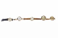 Lot 129 - GROUP OF LADY'S WRIST WATCHES comprising four...