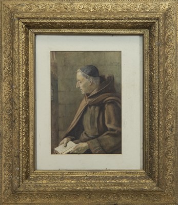 Lot 40 - CONTEMPLATION, A WATERCOLOUR BY CLAUDE PRATT