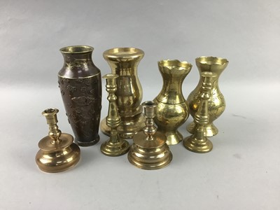 Lot 330 - A LOT OF BRASS WARE