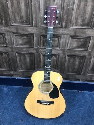 Lot 412 - AN ACOUSTIC GUITAR