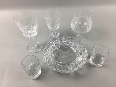 Lot 314 - A LOT OF VARIOUS CRYSTAL GLASSES