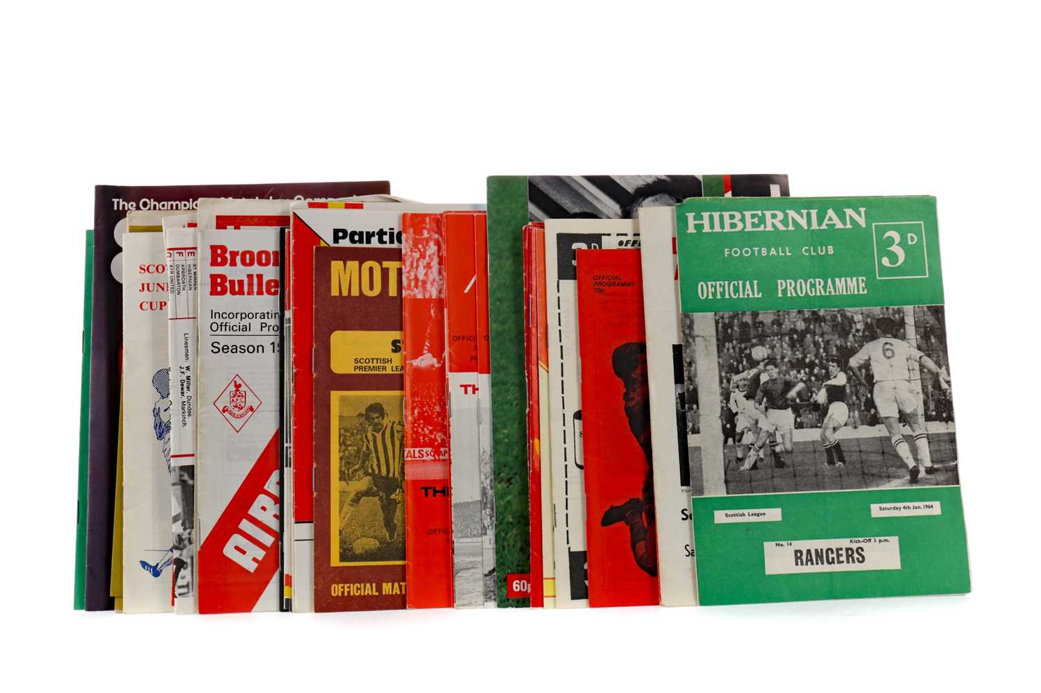 Lot 1831 - A COLLECTION OF SCOTTISH FOOTBALLING PROGRAMMES