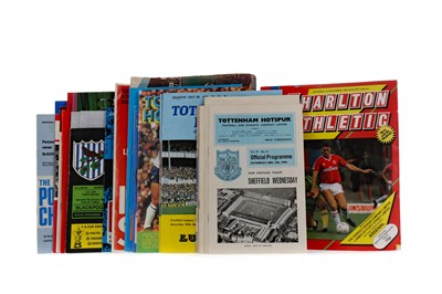 Lot 1832 - A COLLECTION OF ENGLISH FOOTBALL PROGRAMMES
