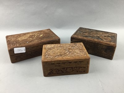 Lot 347 - A LOT OF TRINKET AND OTHER BOXES