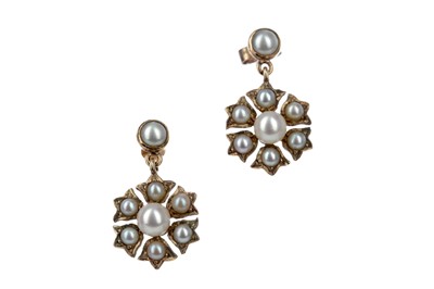 Lot 316 - TWO PAIRS OF EARRINGS