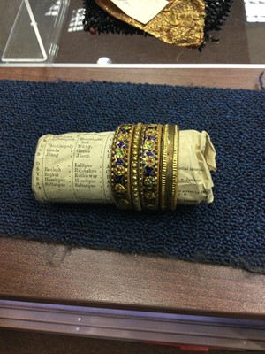 Lot 1446 - A COLLECTION OF LATE 19TH CENTURY INDIAN ARTEFACTS