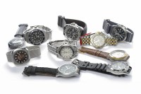 Lot 170 - COLLECTION OF VARIOUS GENTLEMAN'S WATCHES...