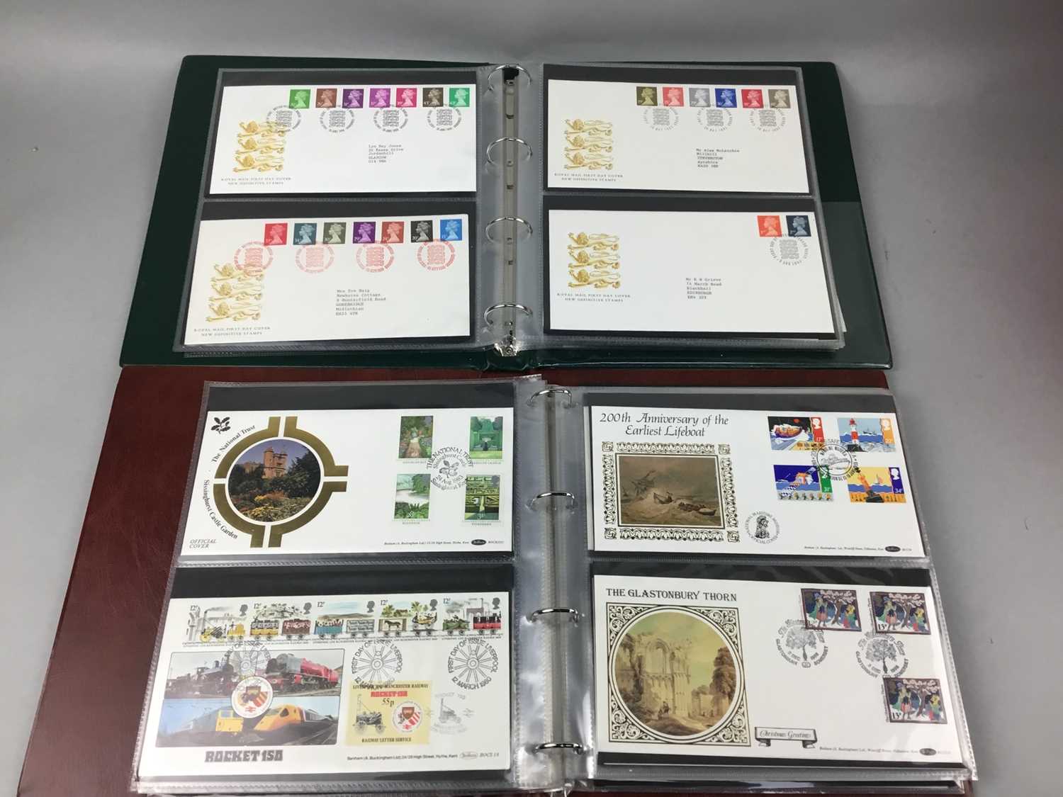 Lot 58 - A COLLECTION OF FIRST DAY COVERS IN ALBUMS