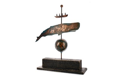 Lot 569 - COPPER WHALE SCULPTURE IN THE MANNER OF GEORGE WYLLIE