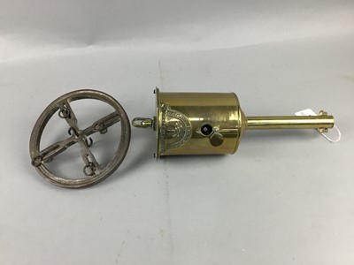 Lot 548 - A JOHN WINWOOD BRASS SPITROAST ROTATER