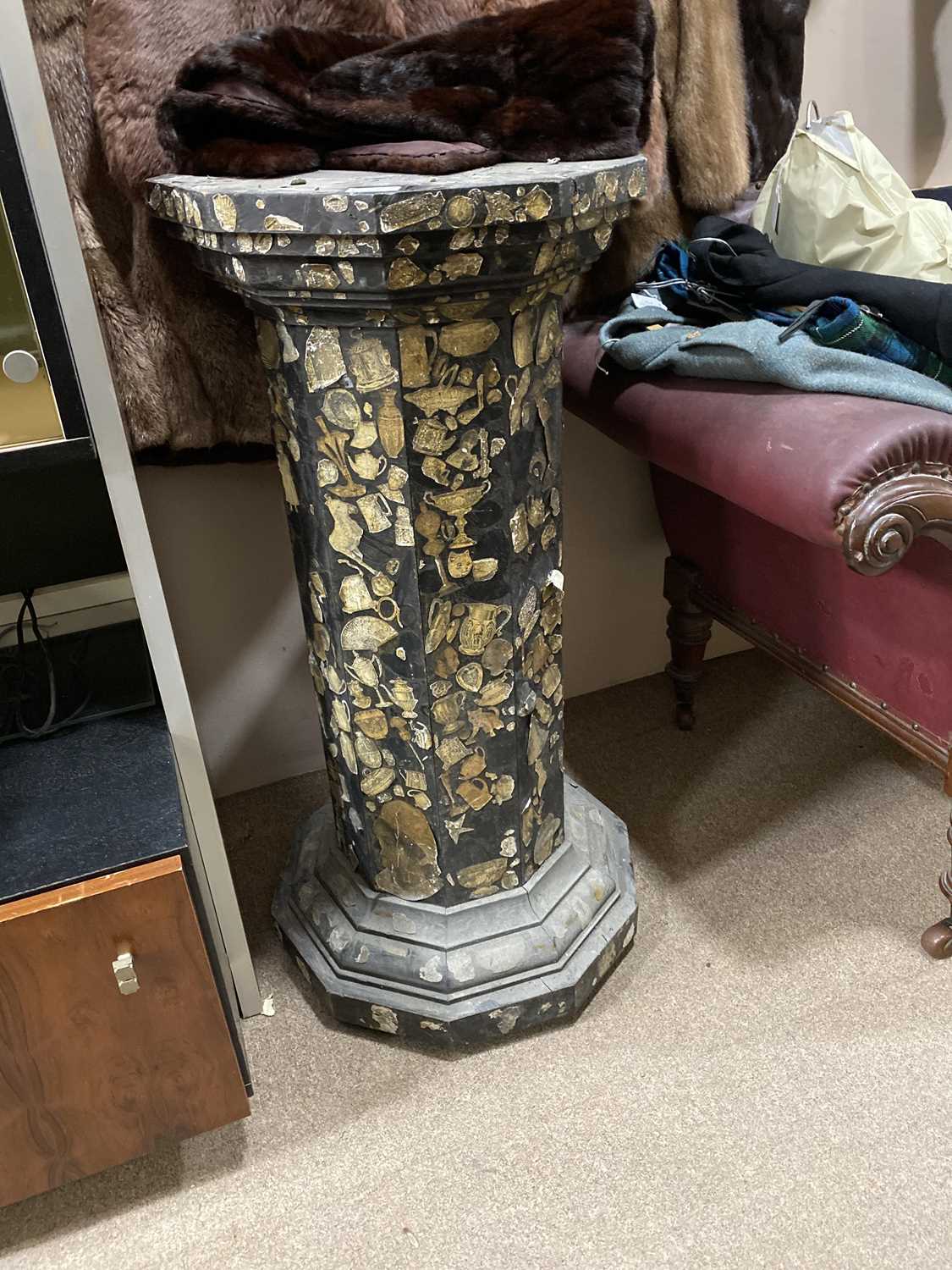 Lot 478 - A VICTORIAN PEDESTAL