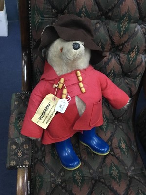 Lot 592 - A PADDINGTON BEAR TOY