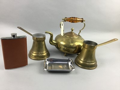 Lot 215 - A LOT OF BRASSWARE AND INSTRUMENTS