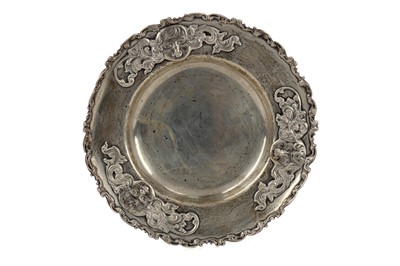 Lot 483 - A SILVER DISH BY HOWARD & CO