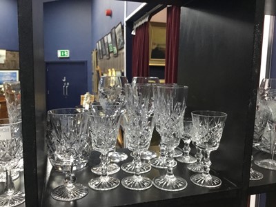 Lot 96 - A LOT OF CRYSTAL AND GLASS WARE