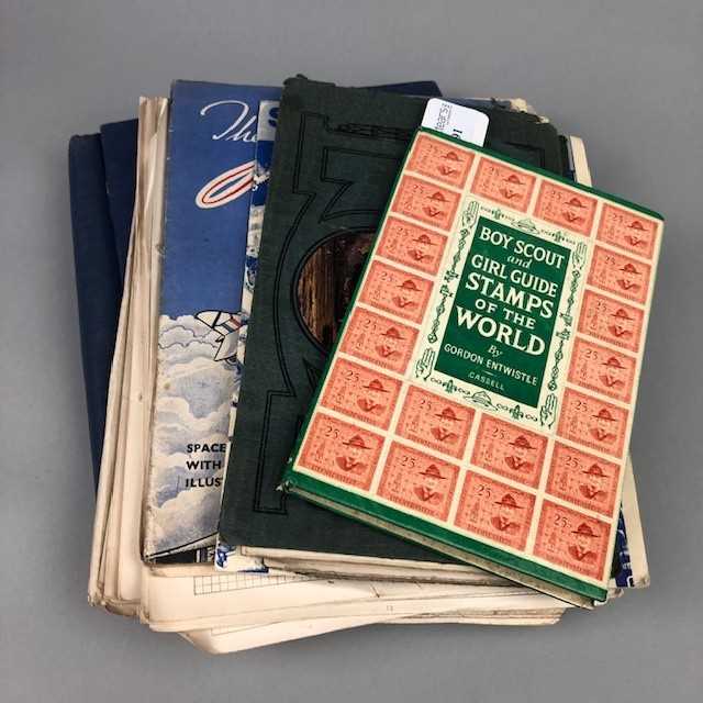 Lot 91 - A LOT OF STAMP ALBUMS AND BOOKS
