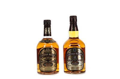 Lot 78 - TWO BOTTLES OF CHIVAS REGAL AGED 12 YEARS