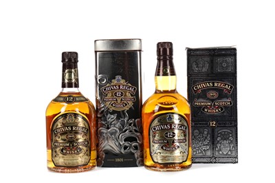 Lot 78 - TWO BOTTLES OF CHIVAS REGAL AGED 12 YEARS