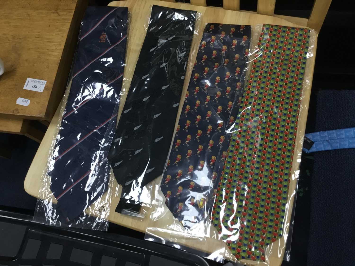 Lot 32 - A COLLECTION OF TWELVE SILK TIES FROM NATIONAL FOOTBALL ASSOCIATIONS